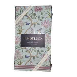 Sanderson Paper Dinner Napkins Guest Towels Buffet 32 ct "Clementine" Floral NIB